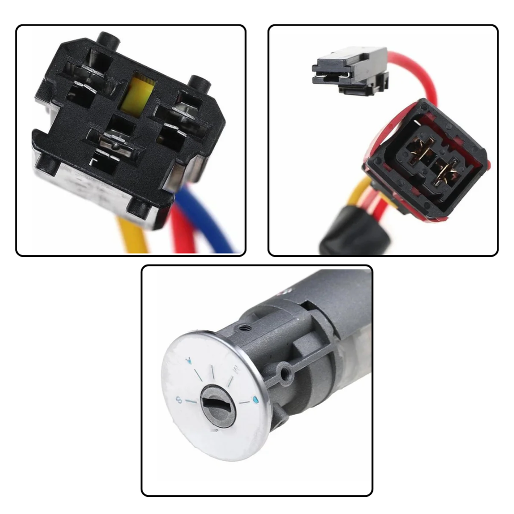 CERRADURA DE ARRANQUE CON CABLES 206 (98-2001) NE72 + JUEGO PISTONES (4162P0) 