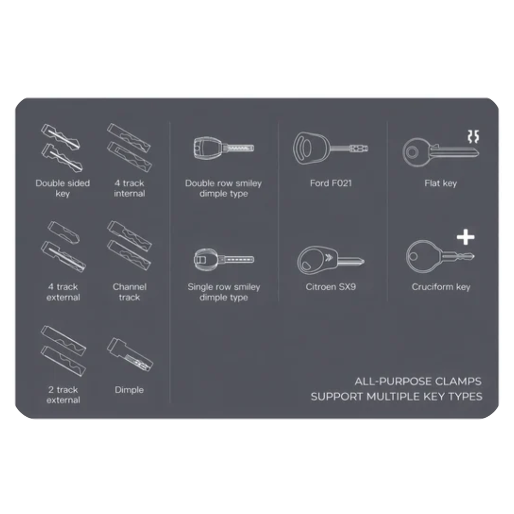 MÁQUINA DE CORTE DE LLAVES ELECTRÓNICA CONDOR XC TWINS (XCMT01GL) - XHORSE