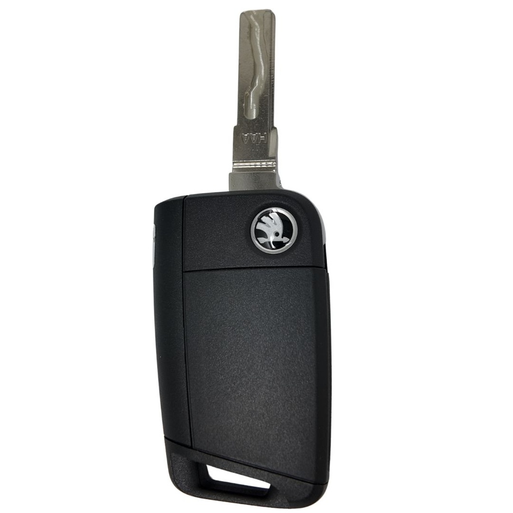 MANDO PLEGABLE SKODA FABIA, OCTAVIA, RAPID (5E0959752D, 5E0959752K) MEGAMOS AES ID88  - ORIGINAL