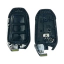 CARCASA DE 3 BOTONES DE MANDO KEYLESS DE PSA HU83 (COMPATIBLE CON CIRCUITO ELECTRONICO XHORSE)
