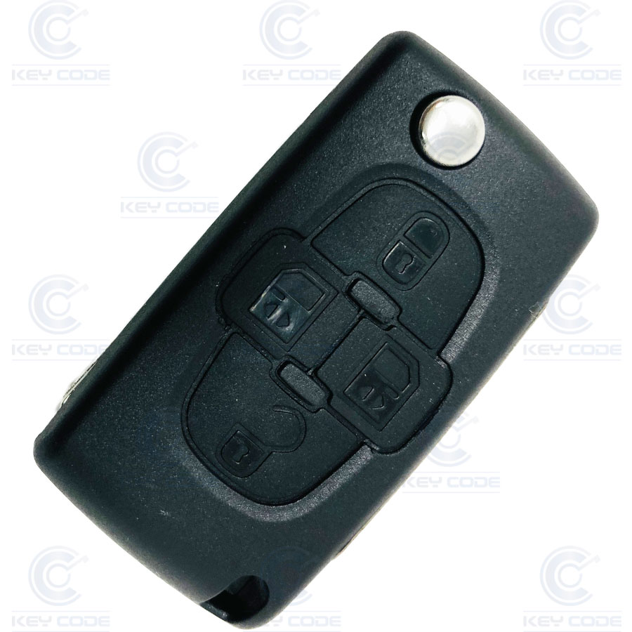 MANDO PSA 1007 PLEGABLE 4 BOTONES HU83 (649082) PCF7941 ID46 433 mhz ORIGINAL