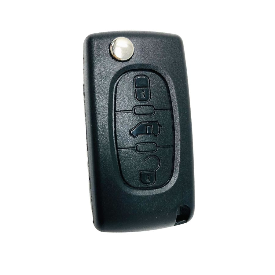 TÉLÉCOMMANDE PSA PARTNER / BERLINGO PLIABLE 3 BOUTONS (08+) PROFIL VA2 AFTERMARKET PCF7961 ID46 (6490C9 - 6490E0) 433 mhz FSK