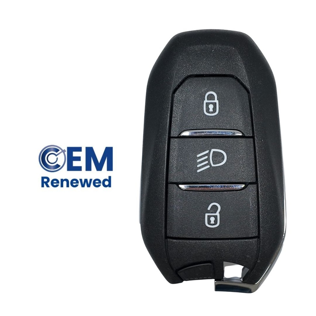 MANDO KEYLESS DE 3 BOTONES DE PSA 3008, 508 (98281182ZD, 9842681480) IM3A (A3M05, A3M65) HITAG 128 BITS ID4A AES NCF29A1 433mhz FSK
