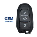 MANDO KEYLESS DE 3 BOTONES DE PSA 3008, 508 (98281182ZD, 9842681480) IM3A (A3M05, A3M65) HITAG 128 BITS ID4A AES NCF29A1 433mhz FSK