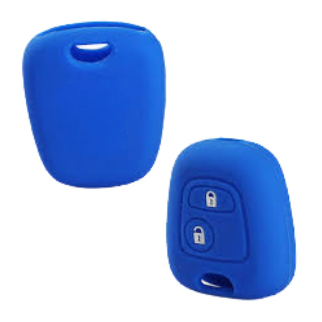 CAPA DE SILICONE PARA MANDOS FIXOS DE 2 BOTÕES DA PSA - AZUL