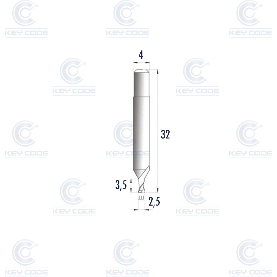 KYELINE V003 RIC05048B KEY CUTTER FOR NINJA TOTAL, NINJA VORTEX & VERSA