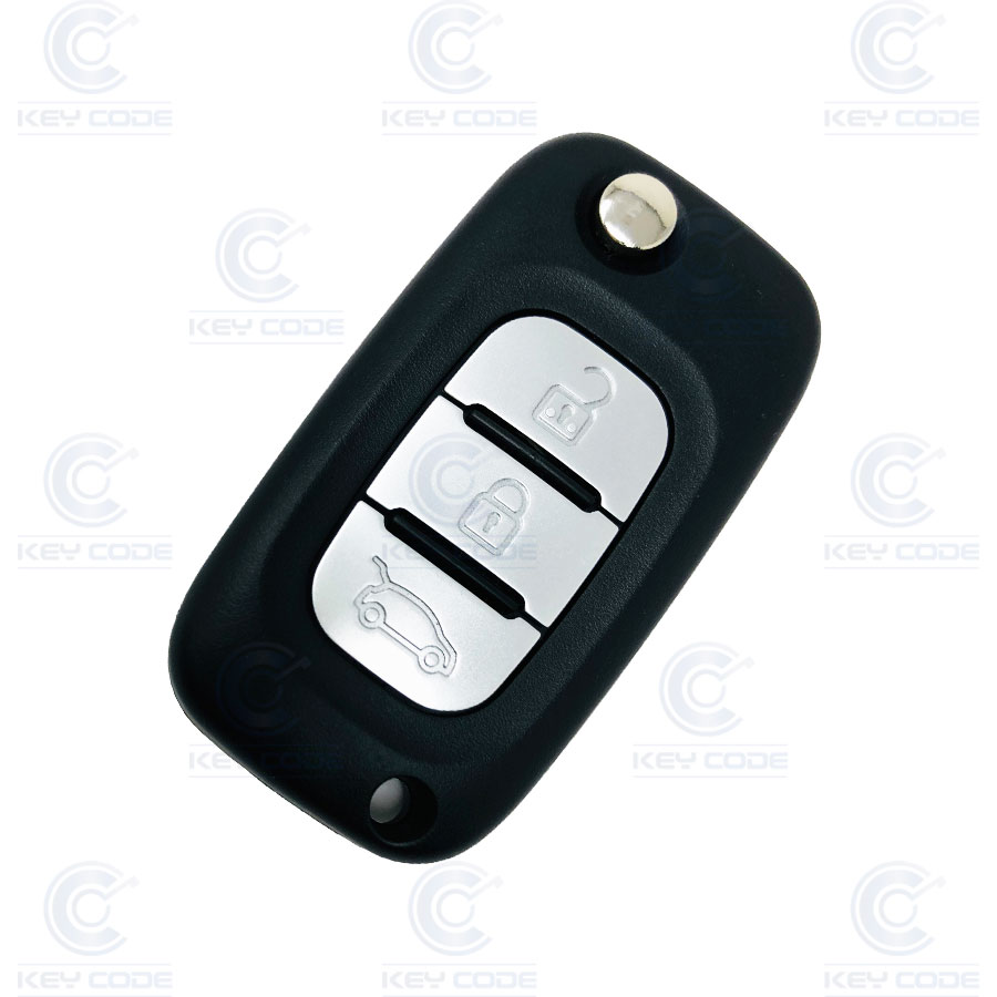 TELECOMMANDE RNLT CLIO III, FLUENCE, MODUS PLIABLE 3 BOUTONS (7701210034, 998109989R) VA2 ORIGINALE PCF7961 433 mhz FSK