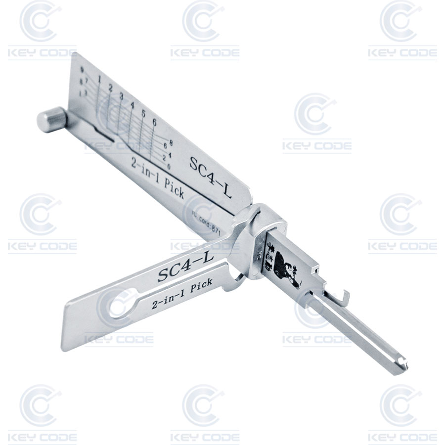 GANZUA LISHI 2 EN 1 SC4 L  6 PINS / ANTIREFLEJO