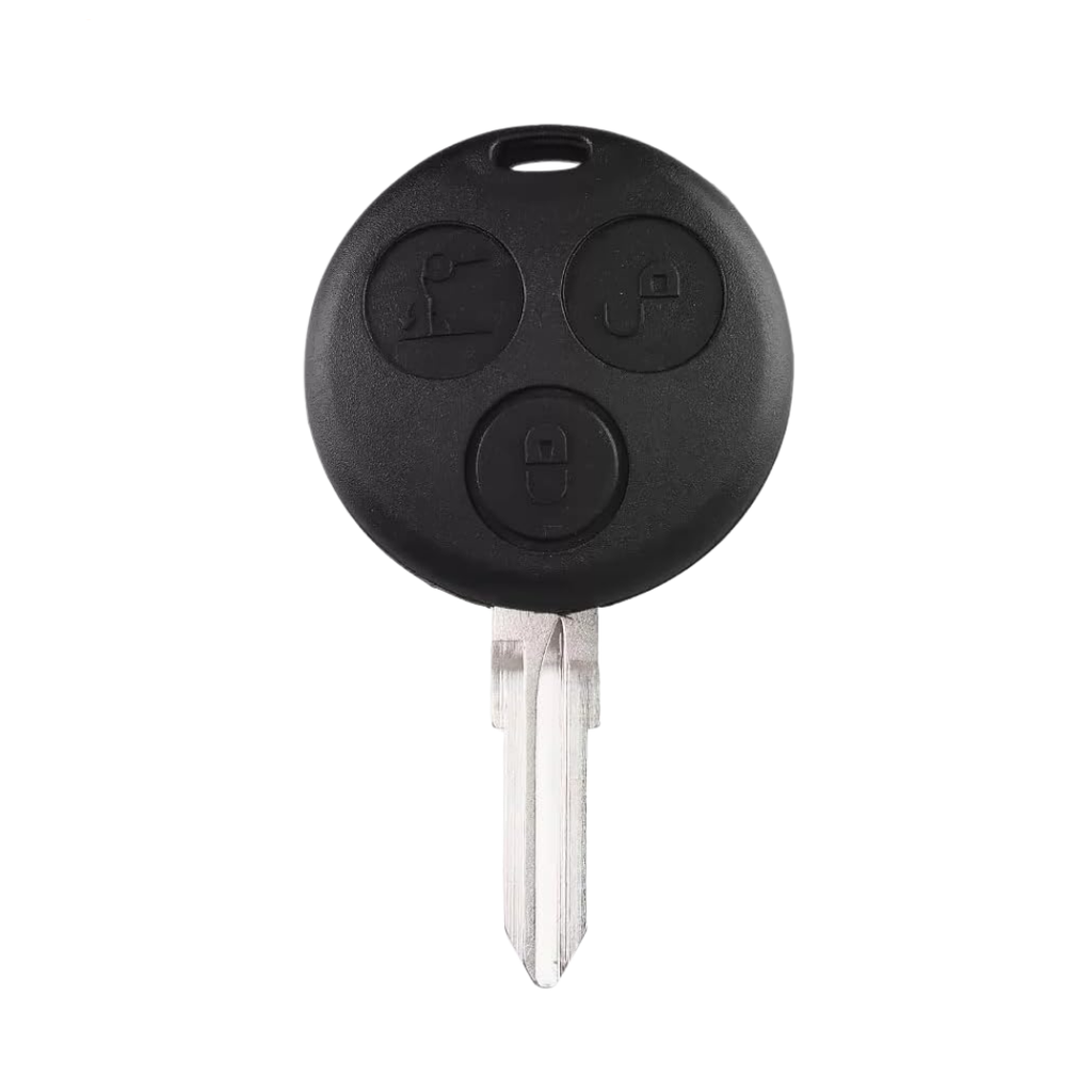 COQUE TELECOMMANDE SMART 3 BOUTONS AVEC INSERT CLE SERRETA