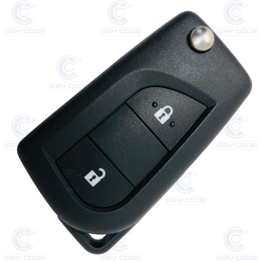 REMOTE KEY WITH 2 BUTTONS FOR TOYOTA AYGO, CITROEN C1 & PEUGEOT 108 (890700H14084)  ID67 H 8A 433 ASK