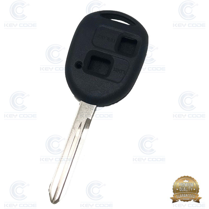 COQUE TELECOMMANDE TOYOTA TOY47 2 BOUTONS DURASHELL - QUALITE SUPERIEURE