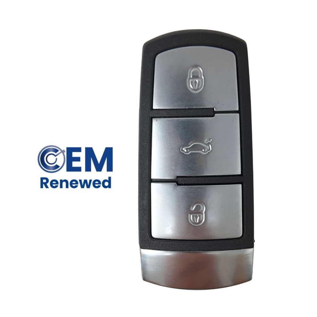 TELEMANDO VW PASSAT INSERTABLE 3 BOTONES ID48 (3C0959752BA) - ORIGINAL