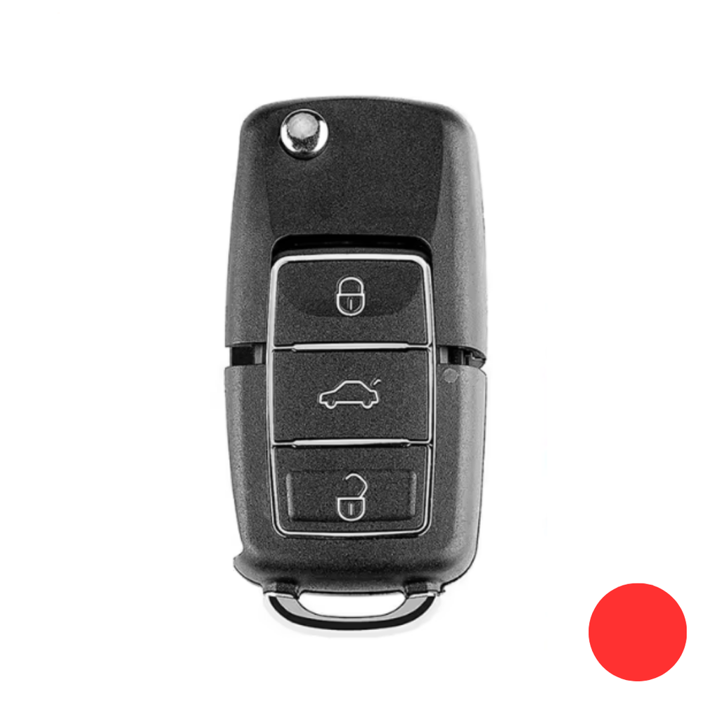 TELECOMMANDE NOIR MAT FORMAT VOLKSWAGEN XKB526EN (VERSION AMÉLIORÉE DU XKB506EN) - XHORSE