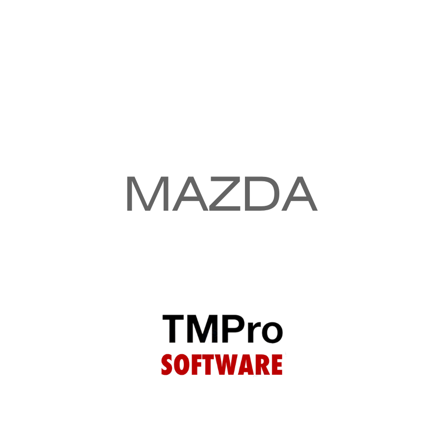 SOFTWARE TMPRO 69 MAZDA 3  DASHBOARD YNS