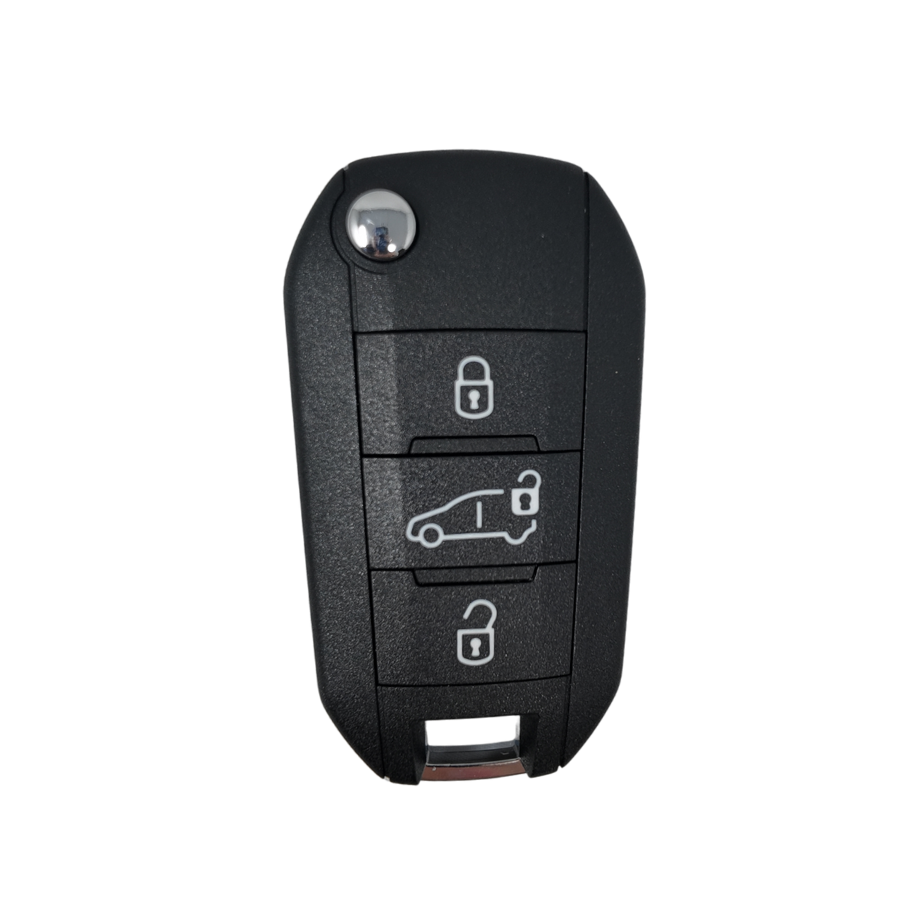 MANDO PLEGABLE PSA 3 BOTONES PARA JUMPY HITAG 128 BITS AES - ID4A NCF2960M 433 MHZ FSK