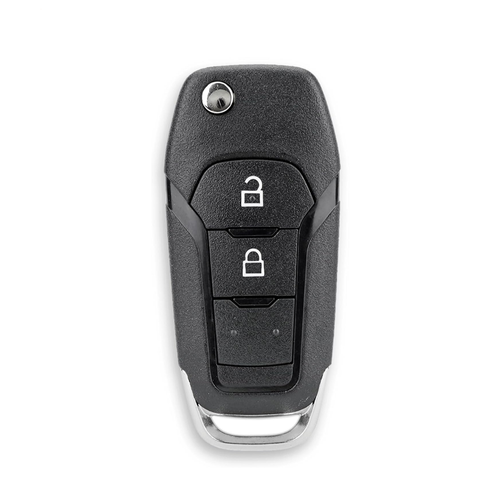 CARCASA DE MANDO PLEGABLE DE 2 BOTONES DE FORD MONDEO, RANGER Y ECOSPORT  HU101 