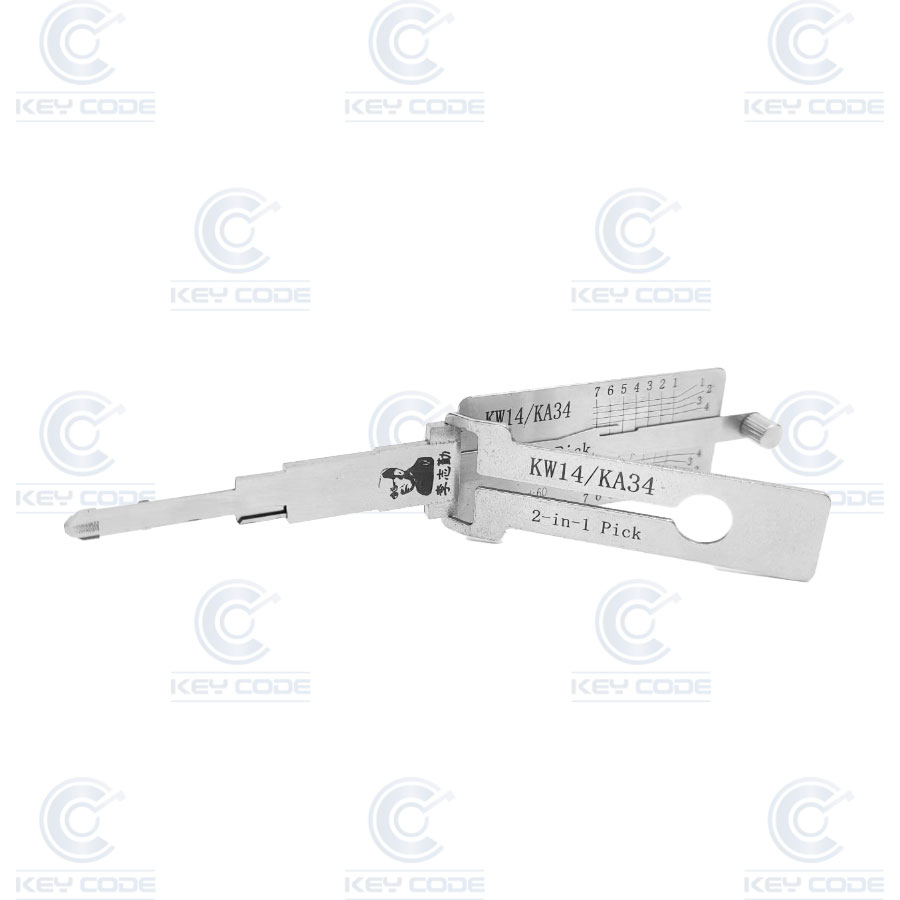 LISHI PICK DECODER 2 IN 1 KAWASAKI KW14 KA34 (iLCO) / ANTIGLARE
