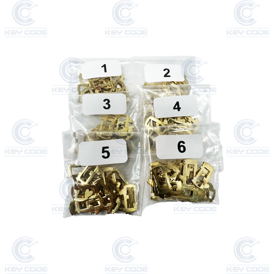 JUEGO DE LAMINAS PARA RNLT MASTER II, KANGOO 2 Y TRAFFIC III - VA2 (20 UNIDADES)