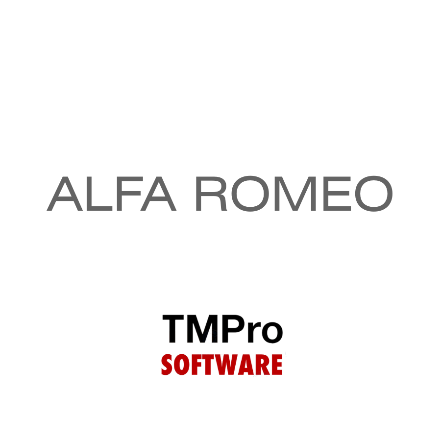 SOFTWARE TMPRO 5 ALFA ROMEO CODE2 IMMOBOX BOSCH