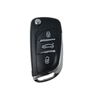 CARCASA PSA DE MANDO PLEGABLE 3 BOTONES VA2 (PILA EN CARCASA)