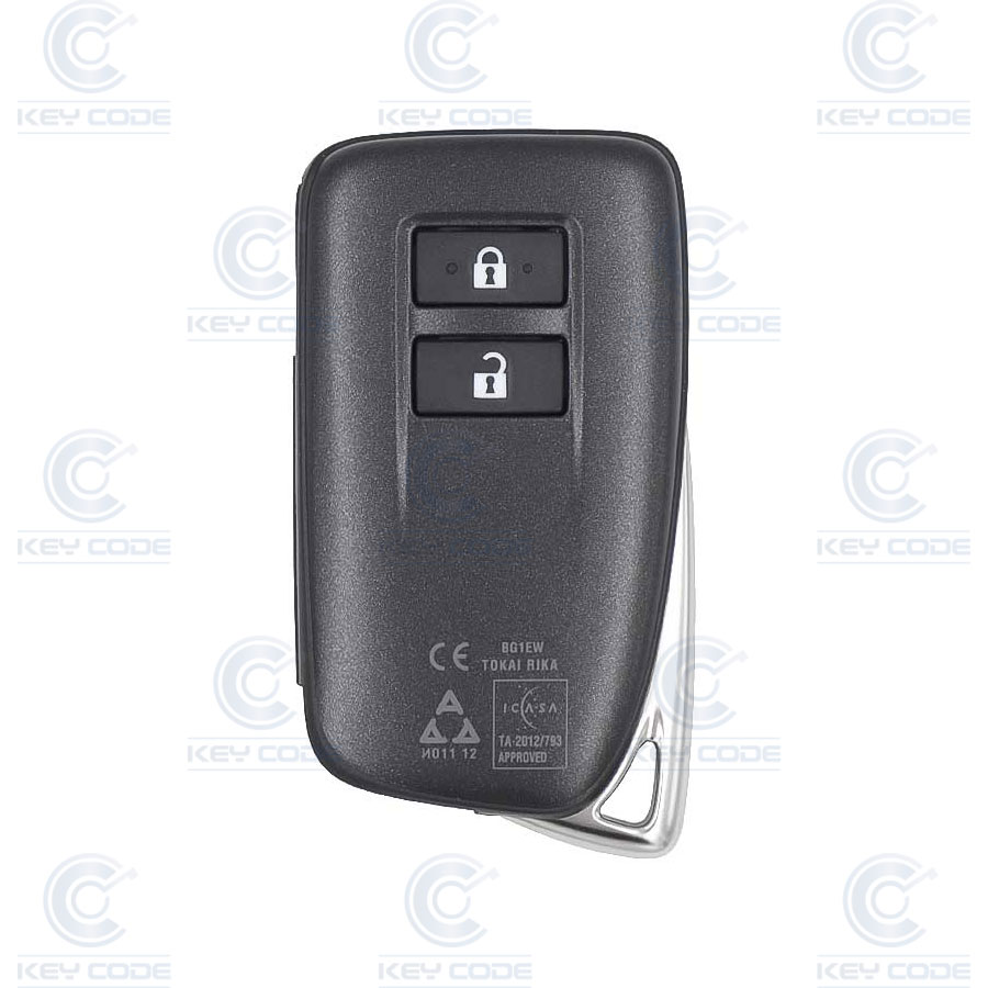 COMANDO SMARTKEY 2 BOTÕES PARA LEXUS NX SERIES (89904-78J80, 8990478J80) TEXAS CRYPTO 128 BITS AES 433 MHZ FSK - ORIGINAL - 