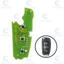 CIRCUITO ELECTRONICO XHORSE XZADM1EN DE 3 BOTONES EXCLUSIVO PARA MANDOS AUDI XT27B 433 MHZ FSK