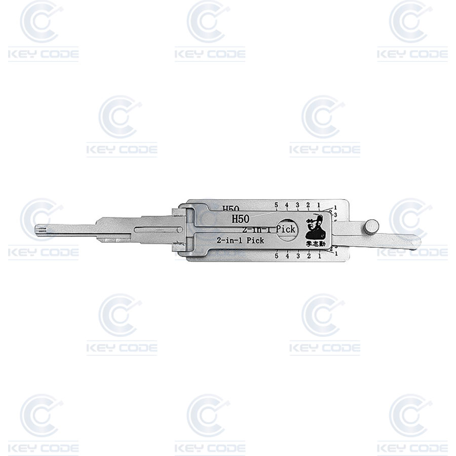 CROCHET LISHI 2 EN 1 FO14R H50 POUR FORD (1990) PORTE / ANTIREFLET