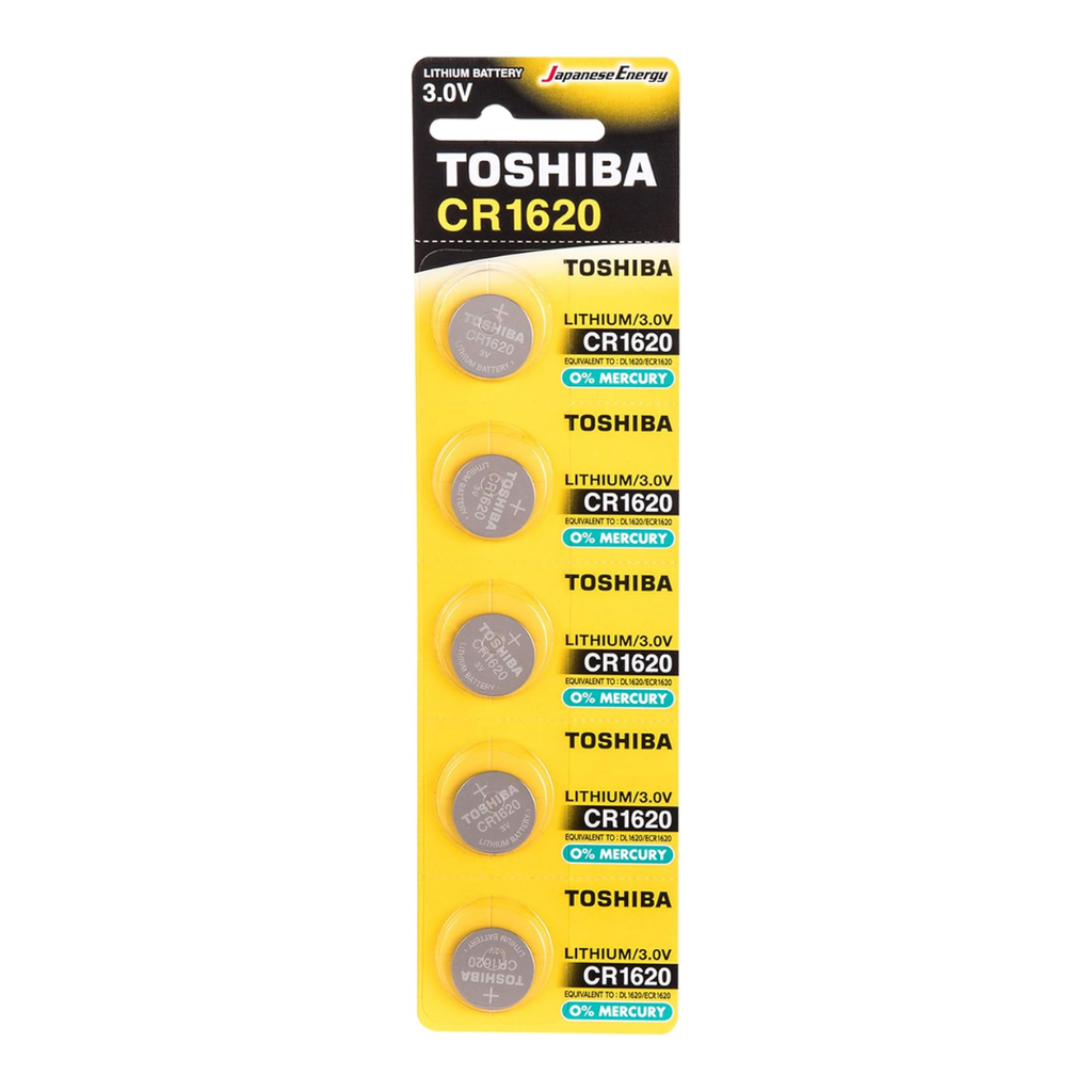 PILA CR1620 3.0V TOSHIBA (5 unidades)   