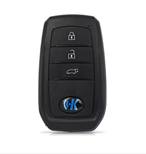 TÉLÉCOMMANDE KEYDIY FORMAT TOYOTA AVEC 3 BOUTONS ET 4D TRANSPODEUR (TDB01-3)