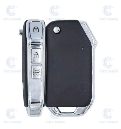 TÉLÉCOMMANDE PLIABLE KIA 3 BOUTONS POUR PICANTO (2024) (95430G6BB0) ID8A RF430 433 MHZ - ORIGINALE - 