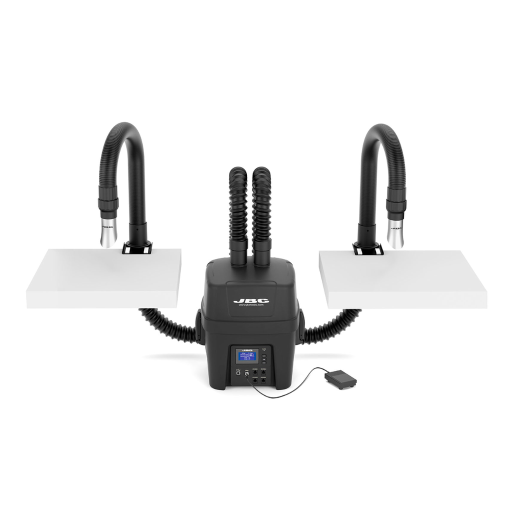 KIT D'EXTRACTION DE FUMÉES POUR 2 BANCS DE TRAVAIL (KIT FAE12) - JBC