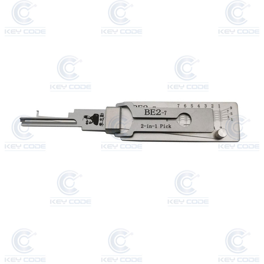 GANZUA LISHI 2 EN 1 BE2 7 PINS / ANTIREFLEJO