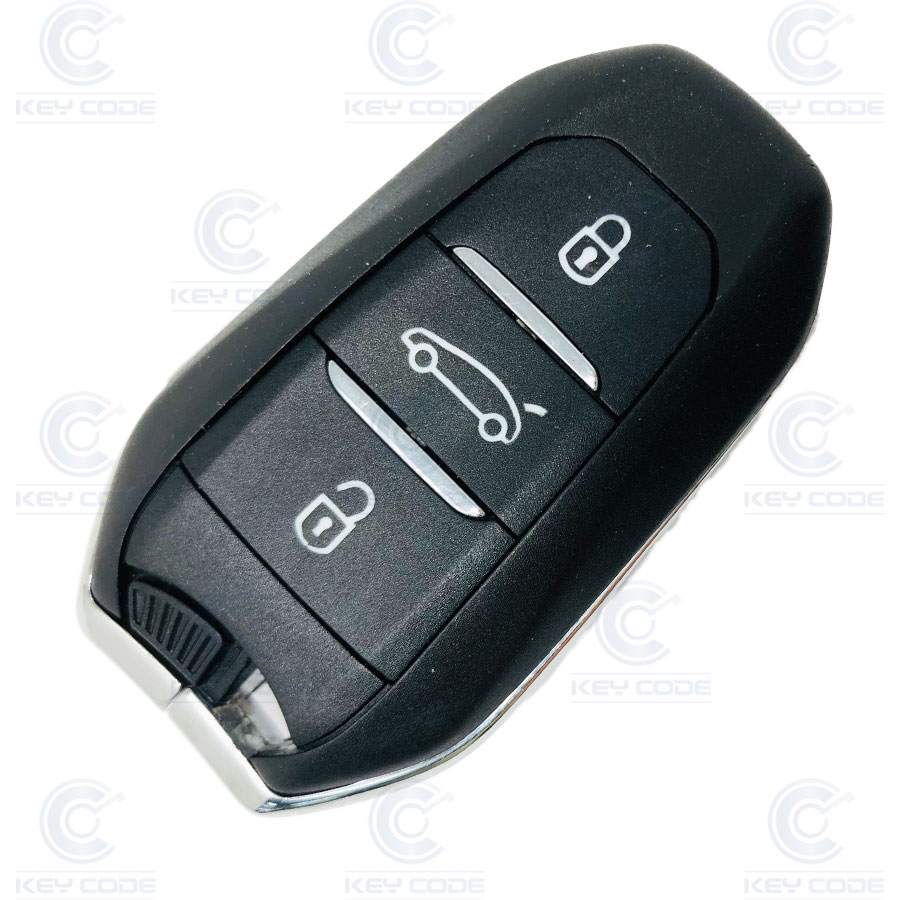 MANDO KEYLESS DE 3 BOTONES DE PSA C4 PICASSO (98070618ZD) PCF7961 ID46 433 Mhz FSK - ORIGINAL