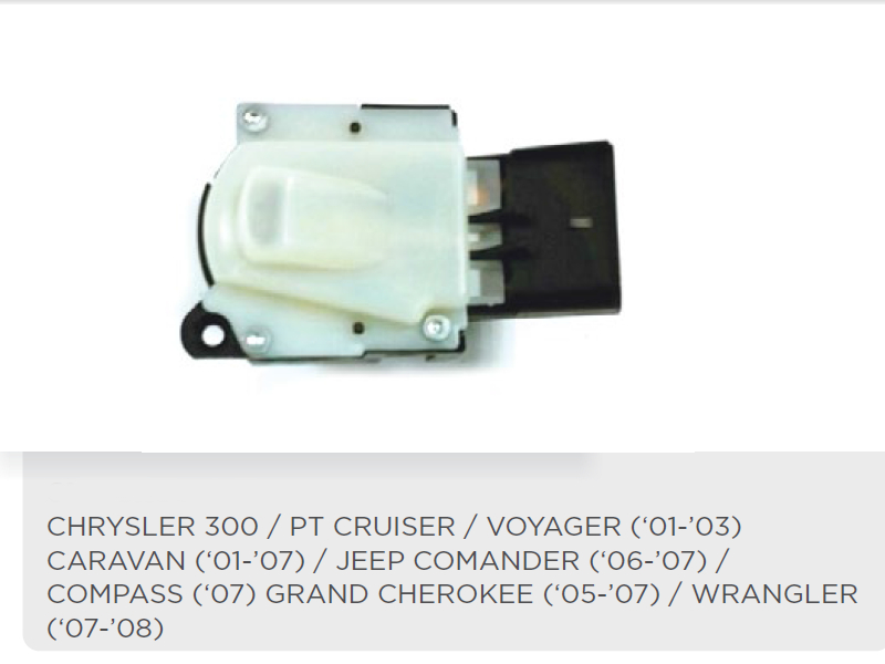 CONTACT DÉMARREUR CHRYSLER-JEEP WRANGLER, CARAVAN, 300, CHEROKEE