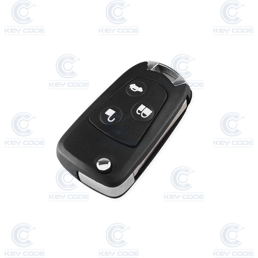 CARCASA MANDO CONVERTIBLE A PLEGABLE 3 BOTONES FORD - HU101  