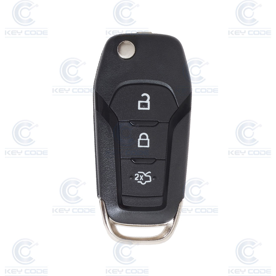 MANDO PLEGABLE DE 3 BOTONES DE FORD KA+, MONDEO (2105677, 1892737) ID49 PCF7953V 433 mhz - ORIGINAL 