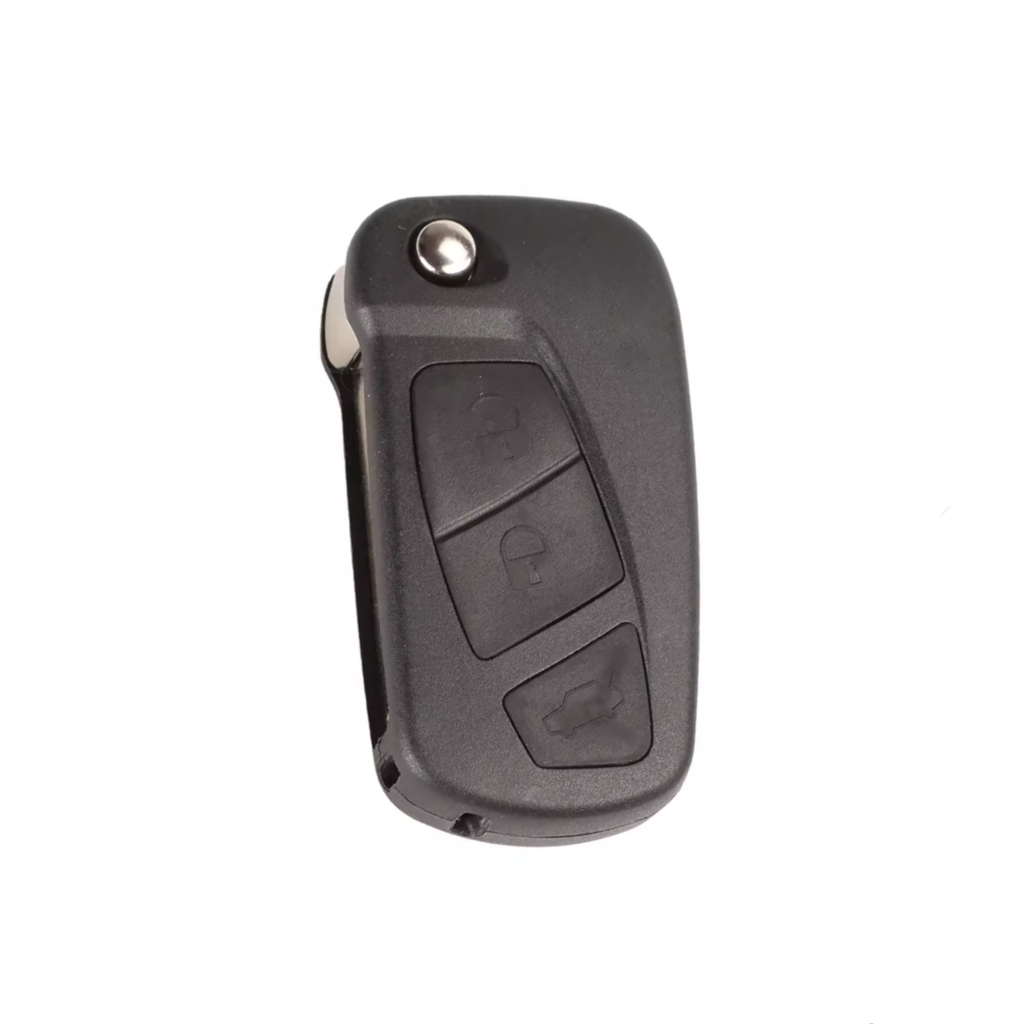 CARCASA PLEGABLE DE 3 BOTONES DE FORD KA SIP22 (PORTAPILAS LATERAL)