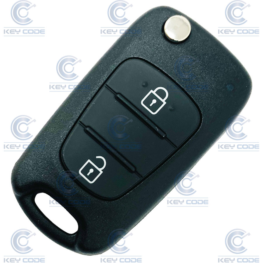 MANDO PLEGABLE KIA RIO 3 BOTONES ID60 (954301W051) SIN ESPADIN 433 MHZ - ORIGINAL