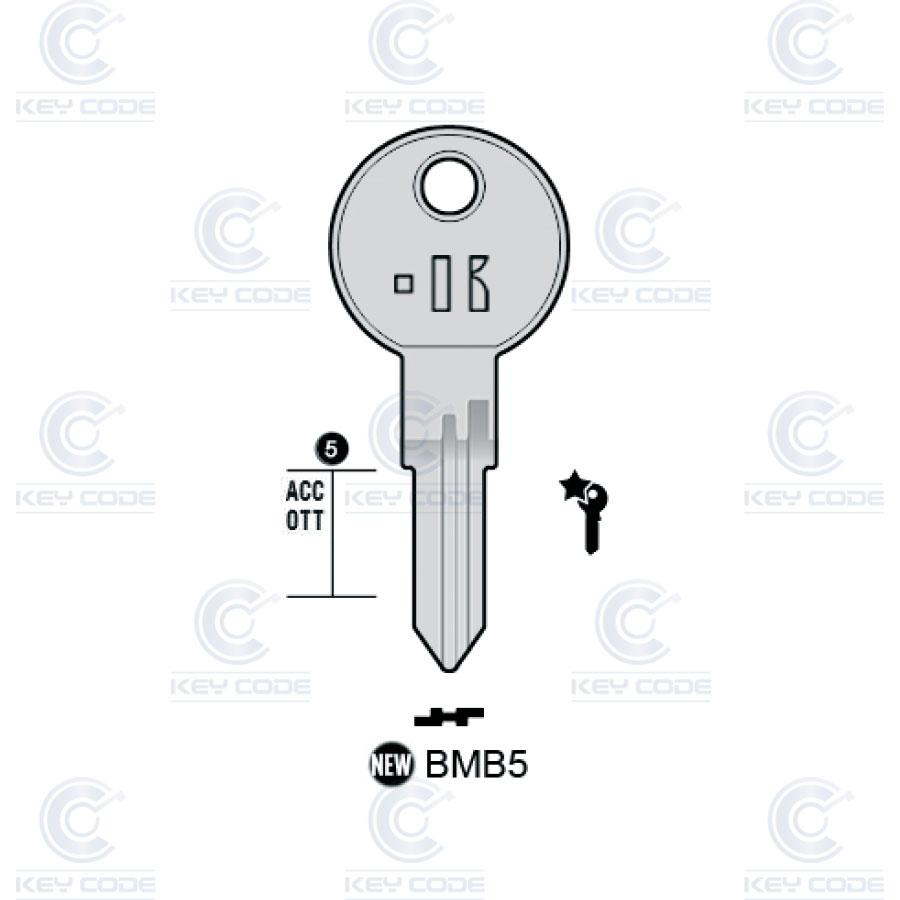 LLAVE KEYLINE BMB BMB5 (BMB5, BMB-2)