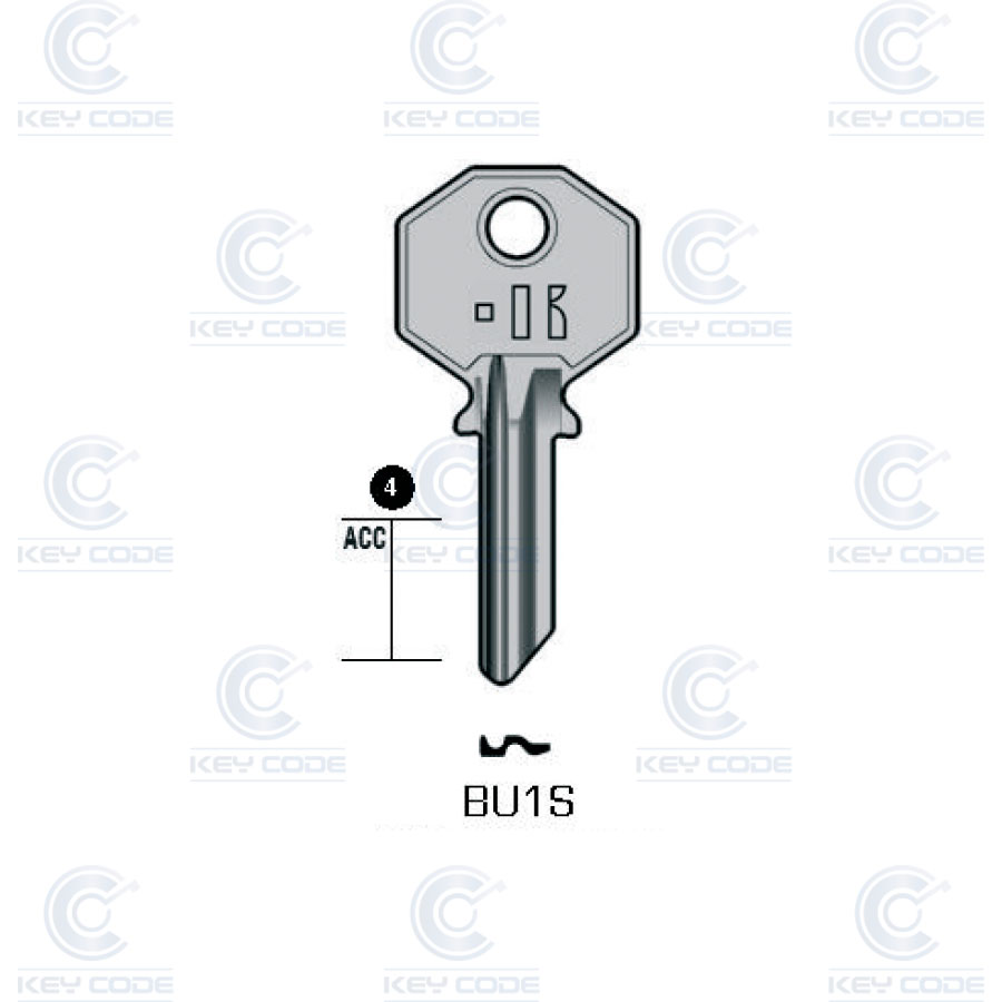 LLAVE KEYLINE BURG BU1S (BUR2R, BUR-2I)