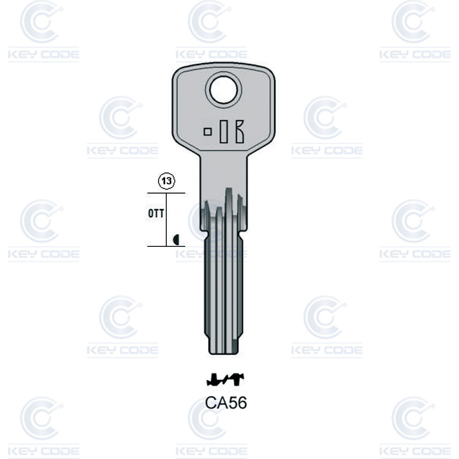 LLAVE DE PUNTOS KEYLINE CA56 (CS141, CI-35)