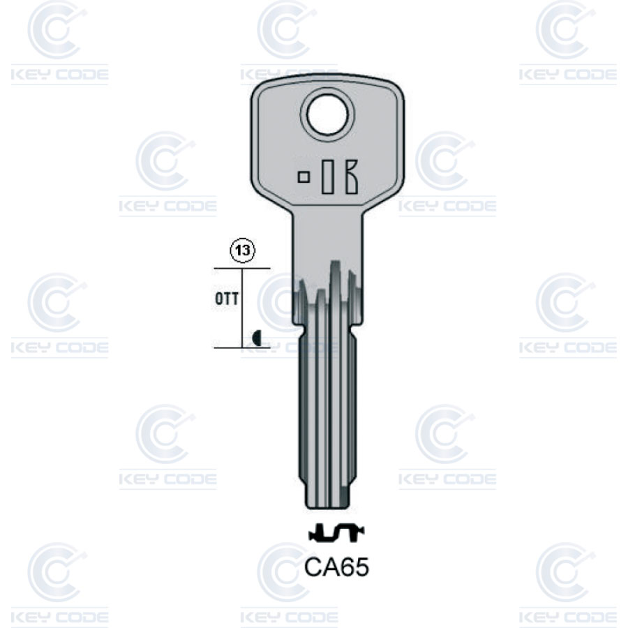 LLAVE KEYLINE CISA CA65 (CS140, CI-30)