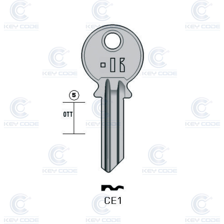 LLAVE KEYLINE CENTURY CE1 (CEN1, CENT-1D)