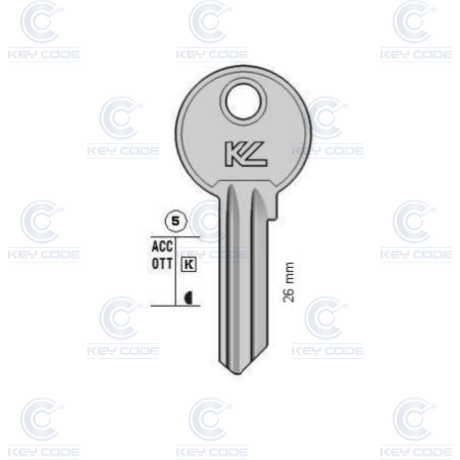 LLAVE KEYLINE COR5S (CB5R, COR-2I)