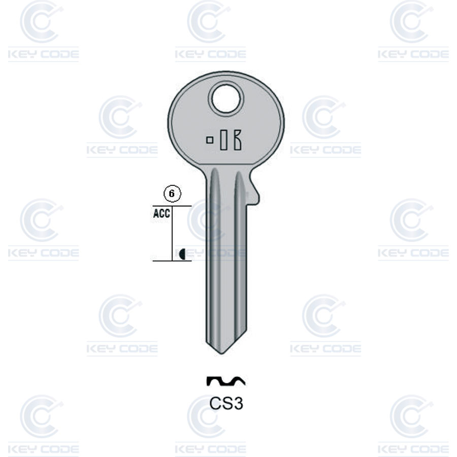 LLAVE KEYLINE CS3 (CE1, CE-6D)