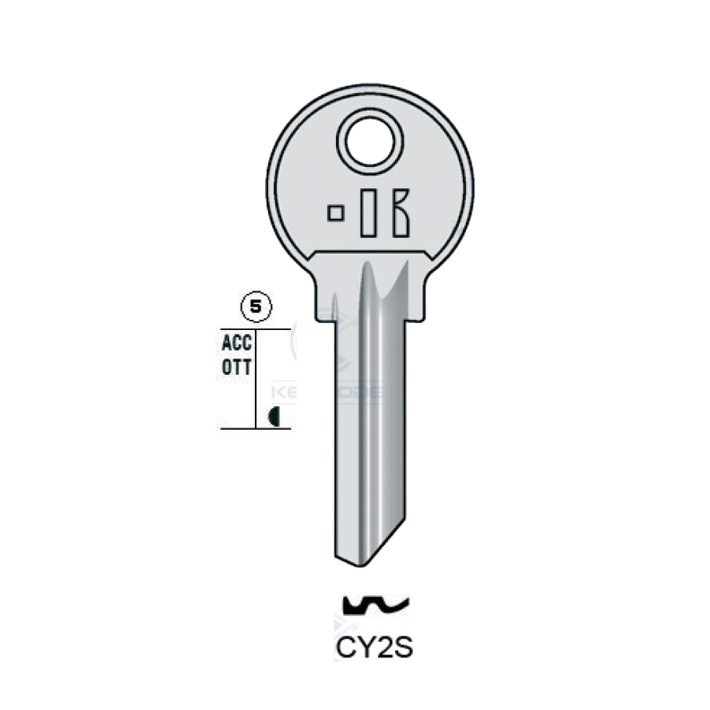 LLAVE KEYLINE CY2S (CA2, CA-4I)