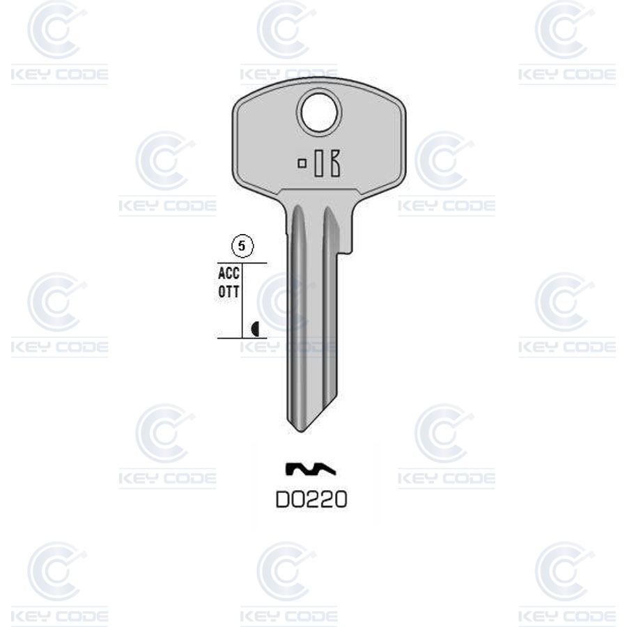 LLAVE KEYLINE DOM DO220 (DM119, DOM-21D)