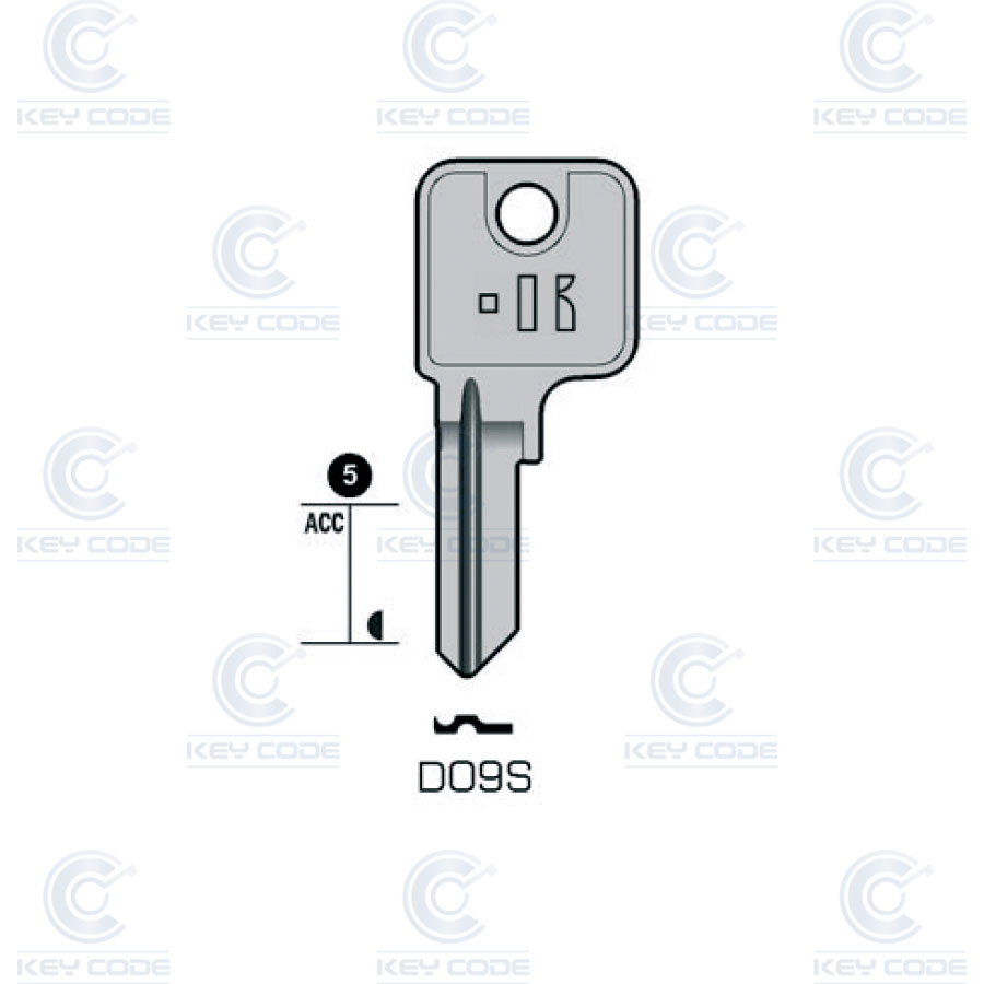 LLAVE KEYLINE DOM DO9S (DM19R)