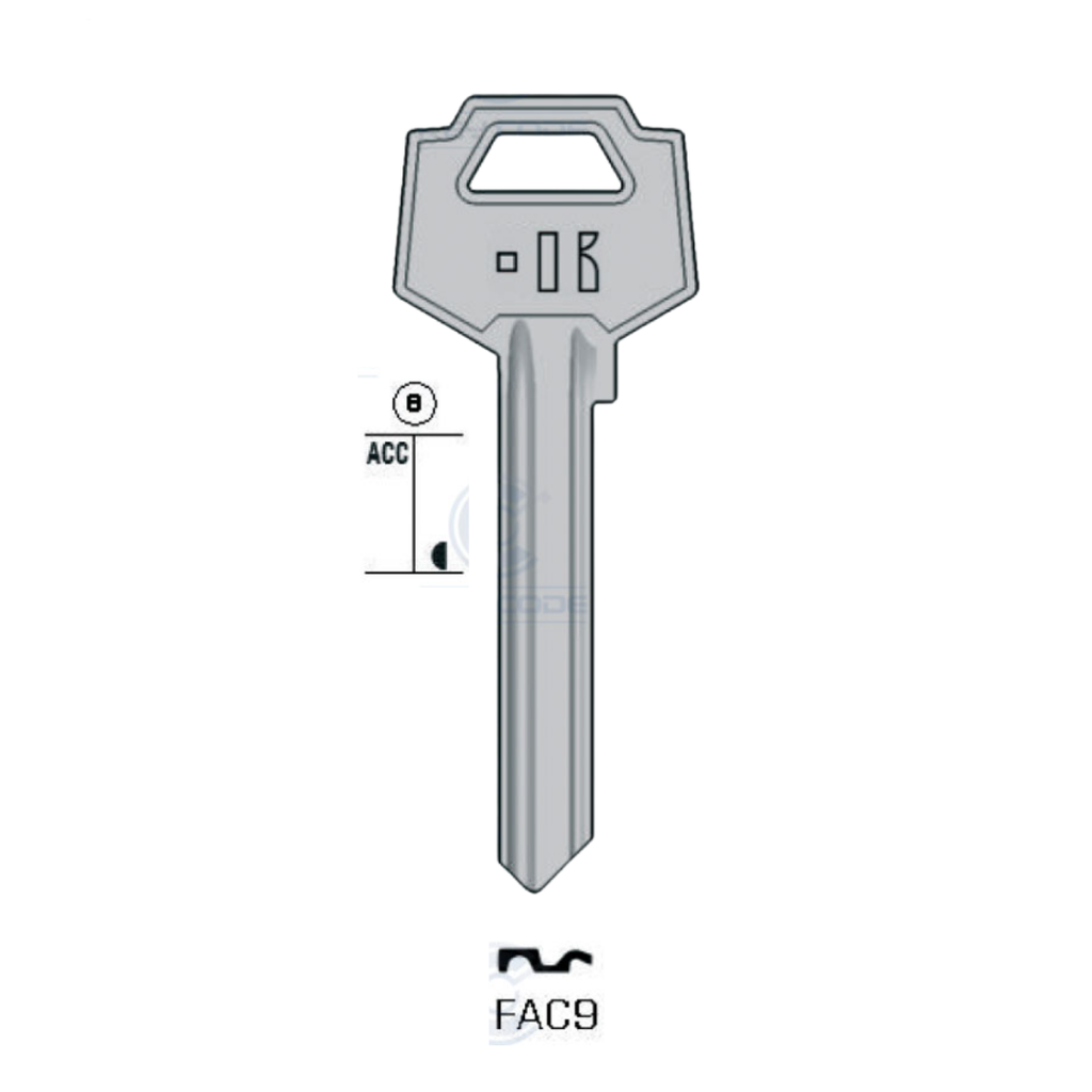 LLAVE KEYLINE FAC9 (FAC-13D)