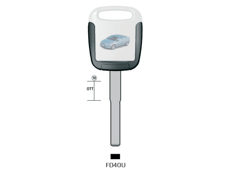 EBAUCHE KEYLINE FORD, LAND ROVER FD40U (HU101)